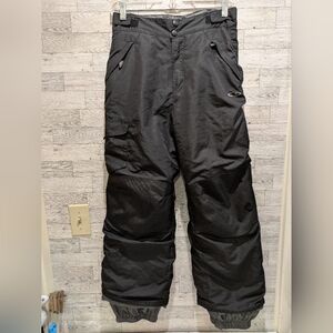 Champion Stylish Black Kids Snow Pants Size 12/14